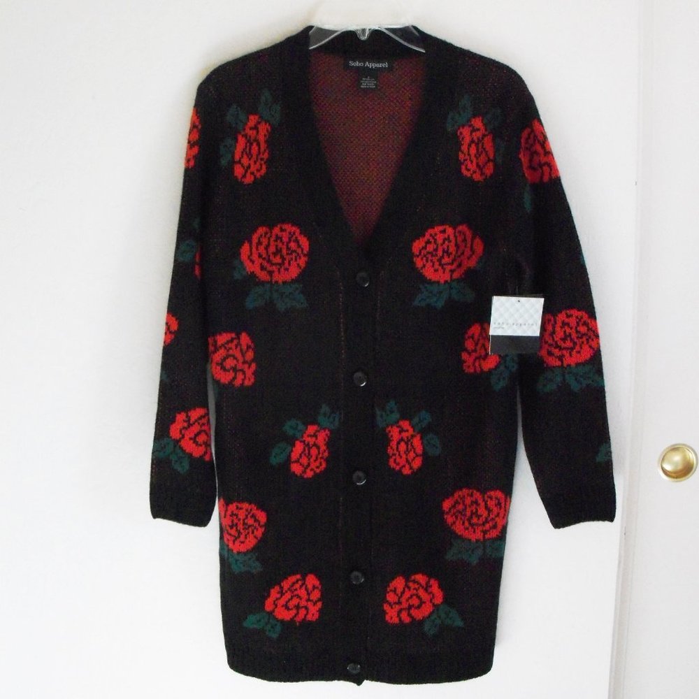 Soho Apparel acrylic cardigan (#EV1212)